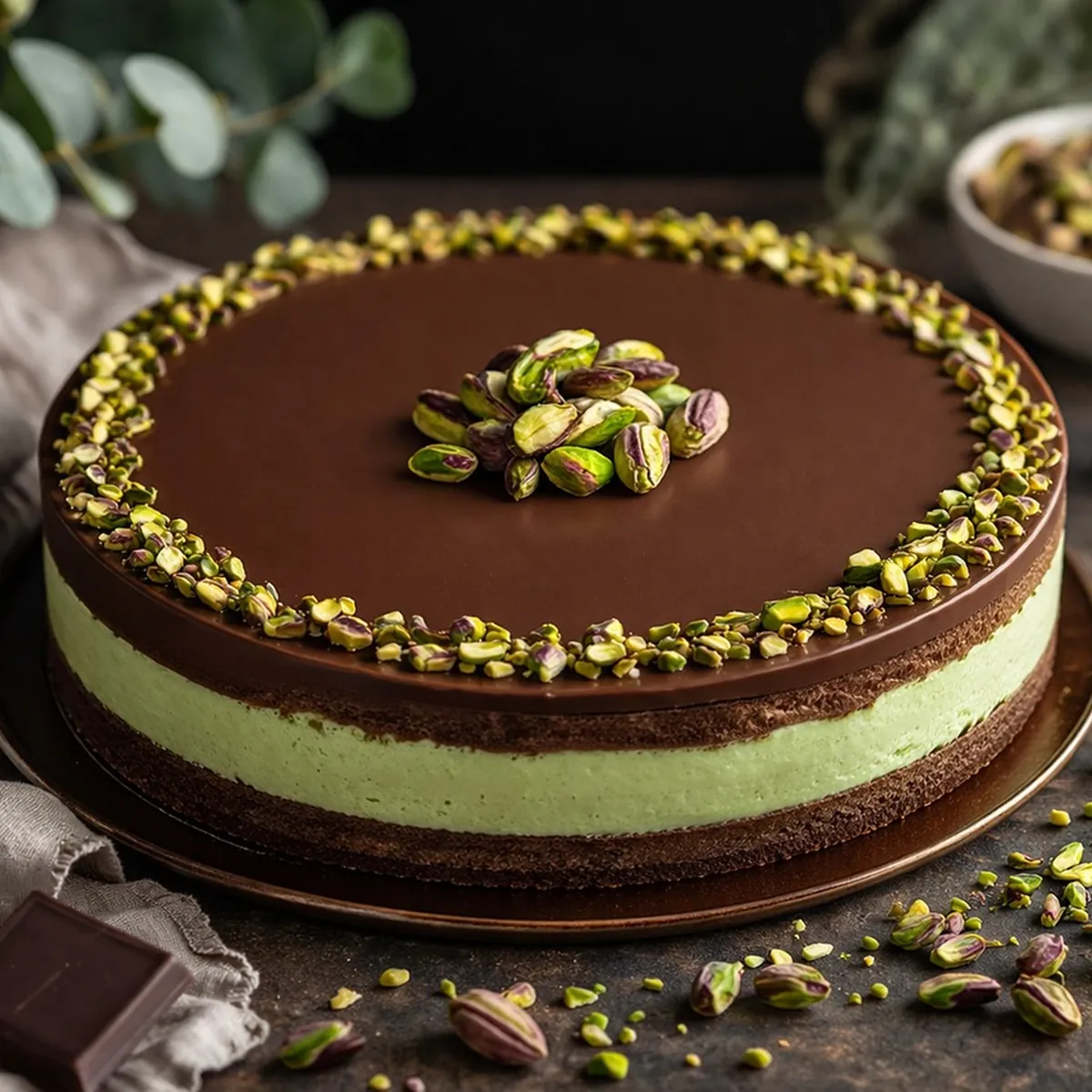 White Chocolate, Raspberry and Pistachio cake